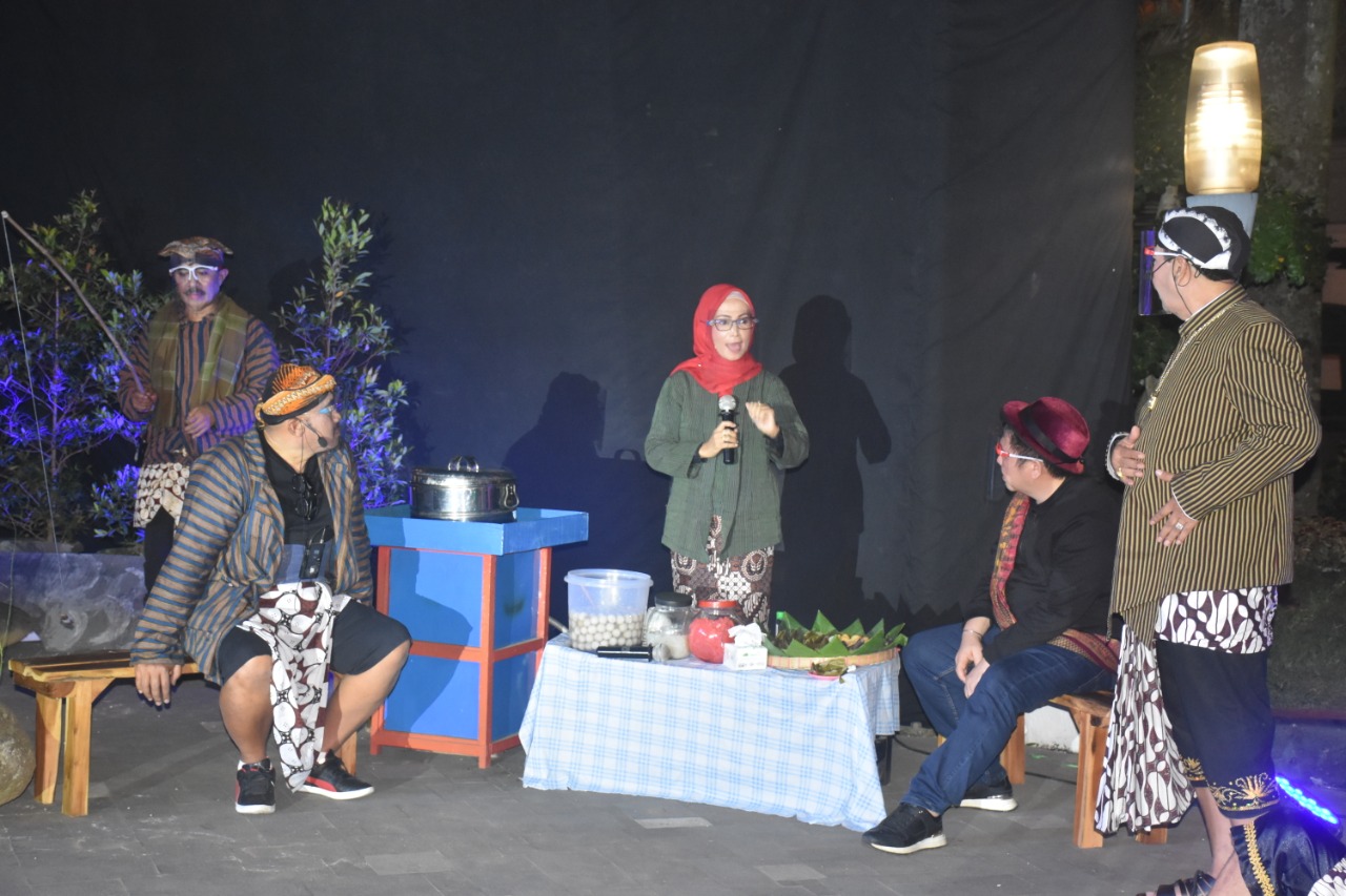 Peringati HUT RI ke 75 dan Hari Jadi Kota Salatiga ke 1270, Inspektur Kota Salatiga jadi bagian dari Ketoprak Jaka Tingkir Kridha