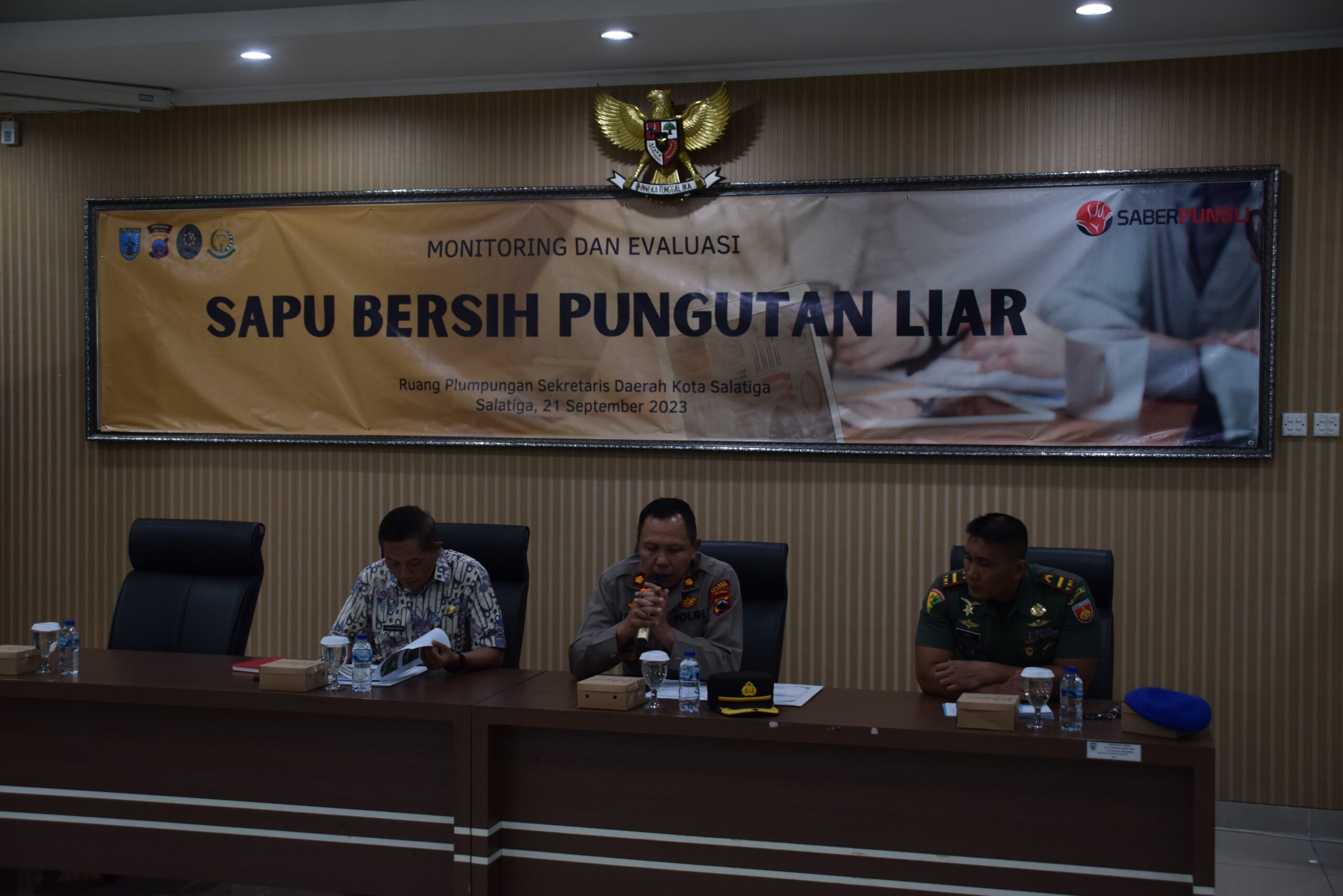 Rapat Monitoring dan Evaluasi Sapu Bersih Pungutan Liar Tahhun 2023