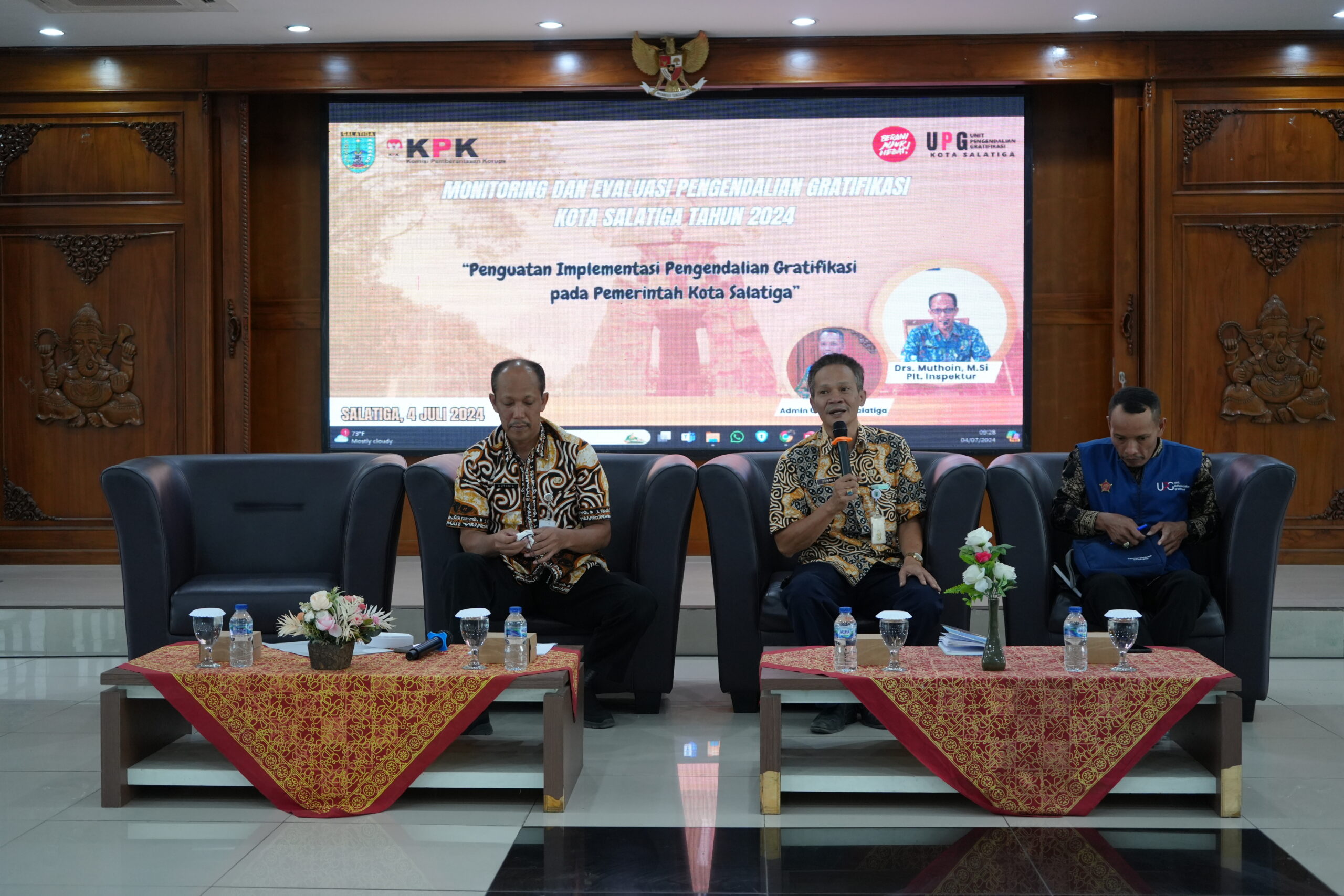 Monitoring dan Evaluasi Pengendalian Gratifikasi Kota Salatiga Tahun 2023
